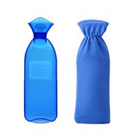 Premium Warm Water Bag,Classic Rubber Hot Water Bottle with Knit Cover#M