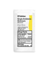 Safetec Antibiotic (Bacitracin) Ointment.9 g. Pouch (Bulk Package - 2000 Count)