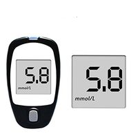 Blood Glucose Test, Cholesterol and Uric Acid Monitor Kit,Monitoring Uric Acid-Cholesterol Diabetes with Test Strips and Lancets