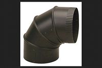 Imperial Manufacturing Elbow 5 " Dia. Black 24 Ga Steel