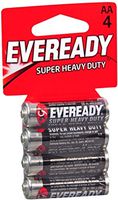 Eveready Super Heavy Duty Batteries AA 4 Each (Pack of 3)