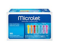 Microlet Colored Lancets 100 Each