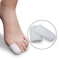 Ai Ai Silicone Gel Toe Protector Caps for Large and Small Toes (Large Size)
