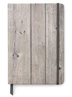 Wood Themed Designs UV Printed on PU Leather A5 Bullet Dotted Journal Notebook