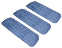Microfiber Mop Replacement Heads 3 Pack - Premium Reusable Washable Wet/Dry Mop