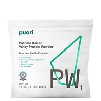 Puori - PW1 Pastured Raised Whey Protein Powder, Non-GMO, 21g Protein, Vanilla, 1.lbs