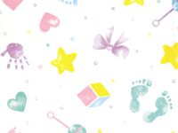 Special Occasion Tissue Paper - Baby Prints - 100 Sheets