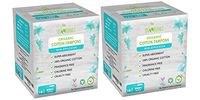 Organic Cotton Non-Applicator Tampons (Super Absorbency) by Sky Organics (2 Pack)- Chemical-Free, Vegan & Cruelty-Free, Biodegradable Plant Based Feminine Care, Natural Digital Tampons (32 ct)