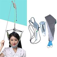 RZDJ Pain Relief Hanging Neck Stretcher Neck Cervical Traction Stretch Gear Brace Kit Neck Massager Inflatable Neck Collar Neck Stret