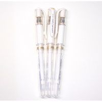 Uni-Ball UM 153 Signo Broad Point Gel Pen - White - Pack of 3
