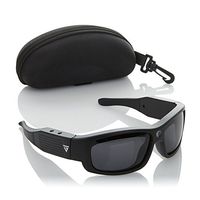 GoVision Polarized HD Video-Capture Sunglasses with Still Camera, Carrying Case and 4GB microSDHC Card - BLACK