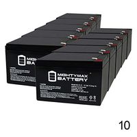 Mighty Max Battery ML15-12 12V 15Ah F2 Wheelchair Medical Mobile Battery - 10 Pack Brand Product