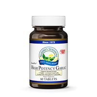 Nature's Sunshine High Potency Garlic 60 Tablets