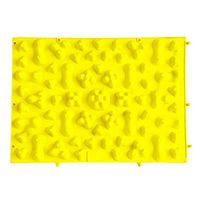 Elevin(TM) Large Colorful Acupuncture Foot Massager Medical Therapy Mat Foot Massage Pad (Yellow)