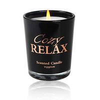 TQQFUN Scented Candles Soy Jar Candles Long Burning Time of 45-50 Hours for Home Use, Birthday, Christmas, Girls and Women Gift（Black, 8.8 oz）