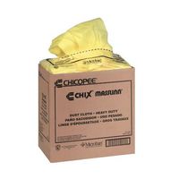 Chicopee 0911 Masslinn 24" x 24" Yellow Dusting Wiper Cloth for Furniture, Printers, Electronics, No Spray Needed (4 Packs of 25)
