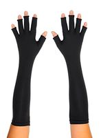 Protexgloves 3/4 Finger Elle (Black, Small)
