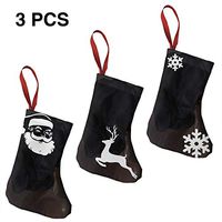 Christmas Tree and Fireplace Decoration African-American Woman Great Christmas Stockings for Funny Xmas Party