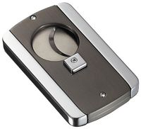 Visol VCUT30006 "Axe" Satin Gunmetal Cigar Cutter, Polish Finish, Gray