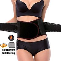 CROSS1946 Self Heating Lumbar Support Lower Back Brace-Relief Back Pain Dual Adjustable Belt for Men and Women-Detachable Heating Part Breathable with Air Hole-M