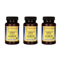 Swanson High Potency Lactoferrin 100 mg 90 Caps 3 Pack