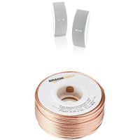 Bose 151 Outdoor Speakers (White) wth 100 Feet 16-gauge Speaker Wire