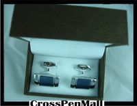 Cross Limited Edition Apogee Translucent Frosty Rhodium rolled Cufflink