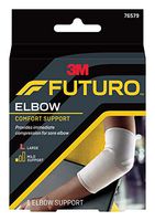 Futuro Comfort Lift Elbow Support Brace, Mild Support, Large, Gray