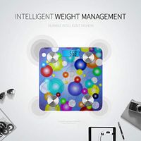 Colorful Balls Floating On The Blue Pool Scale for Weight Scale Body Fat Personal Weight Scale Tracks 8 Key Compositions Analyzer Sync with Fitness Apps 400 Lbs
