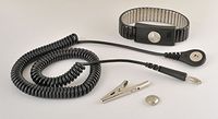 Desco Jewel Reusable Wrist Strap & Cord Set - 13 in Length - 0.63 in Wide - Alligator Clip - 09187 [PRICE is per EACH]