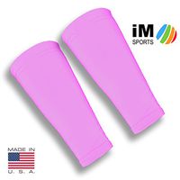 iM Sports SKINGUARDS Skin Protection Forearm Sleeves + Protects Aging or Thin Skin + UV Protection - Unisex + Made in USA - Pink - X-Large/XX-Large - Pair