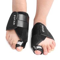 Bunion Corrector, POVAD Bunion Splint Protector Big Toe Straighteners for Hallux Valgus Pain Relief, Night Time Support Men & Women (Size 5-9)