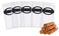 APQ Pack of 100 Zipper Lock Cigar Bags 5 x 10. Pre-Printed Clear Plastic Bags 5x10. Low Density Polyethylene with 2 Mil Thick. Seal Top Closure Bags for Storing and Transporting Cigars and Tobacco.