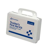 First Aid Only 16 Unit Trucker First Aid Kit, 88-Piece Kit, White