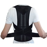 Emma Ya Adjustable Back Support Posture Corrector Brace Posture Correction Belt for Men Women Back Shoulder Support Belt XL
