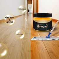 Yemenger 2020 New Furniture Care All Natural Cleaner Beeswax for Wood Beeswax Furniture Polish Care (20/200g),Wood Seasoning Beeswax - Traditional Beeswax Polish for Wood & Furniture