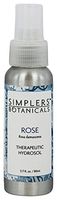 Living Flower Essences Simplers Botanicals Rose Hydrosol, 2.7 Fluid Ounce