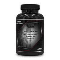 BCAA 3000 MG Pre and Post Workout Branched Chain Amino Acids 2:1:1 120 Capsules by Health Benefits