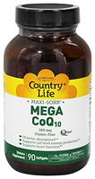 Country Life - Maxi-Sorb Mega Coq10 Q-Gel, 100 mg - 90 Softgels