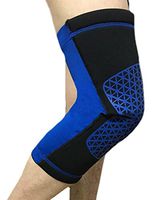 KXP Single Wrap Breathable Support Neoprene Padded Knee Shin Blue XL