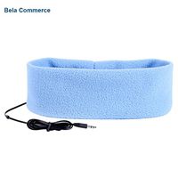 Anti-Noise Sleeping Earphones Bundle, Music Headband Sleep Mobile Headphone for iPhone and Android (Navy Blue)