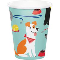 Creative Converting 336049 Dog Party Cup, 9oz, Multicolor
