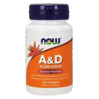 Now Foods Vitamin A & D, 100 softgels (Multi-Pack)