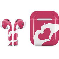 Skinit Decal Audio Skin for Apple AirPods with Wireless Charging Case - Officially Licensed Skinit Originally Designed Hand Shaped Heart Design