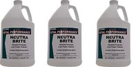 Flo-Kem 5767 Neutra Brite Neutral Floor Cleaner with Lemon Scent, 1 Gallon (3-(Pack))
