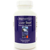 Liver Beef Natural Glandular 125 Veg Capsules