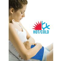 Rapid Relief Natural Oat Hot and Cold Therapy Pack Microwavable Soothing Heat Therapy, Reusable Pain Relief for Back Pain, Abdominal Pain, Menstrual Cramps (9” x 10.5”) Blue