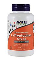 NOW Foods - Now Foods L-tryptophan 1000mg, Tablets, 60-Count [Health and Beauty](Pack of 2)