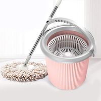 Elution Two In One Dry And Wet Separation Rotary Mop Bar Universal Home Automatic Waterless Hand Mop Mopping Bucket Barrel Lazy Artifact