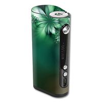 MightySkins Skin Compatible with Vape Forward Vapor Flask Stout 100W TC – Abstract Flower | Protective, Durable, and Unique Vinyl wrap Cover | Easy to Apply, Remove | Made in The USA